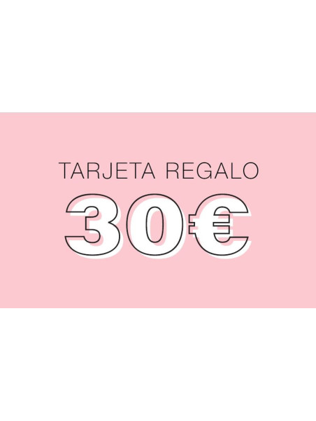 E-TARJETA REGALO 30€