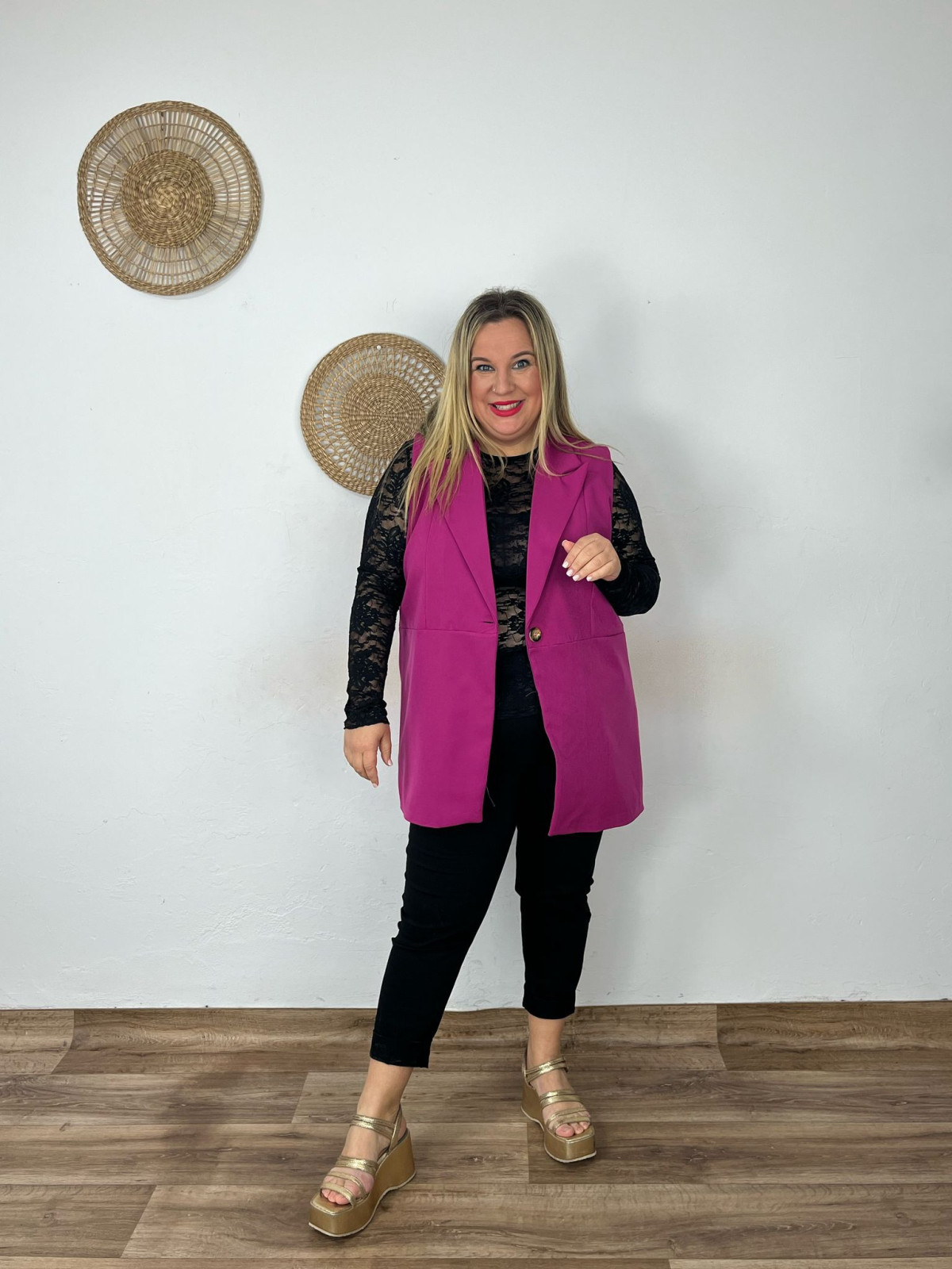Chaqueta Sin Mangas Paloma
