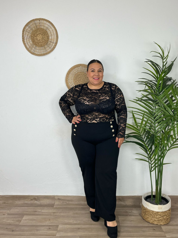 Top Encaje Maxi