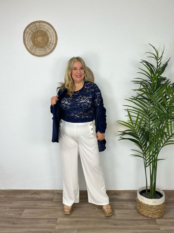 Top Encaje Maxi