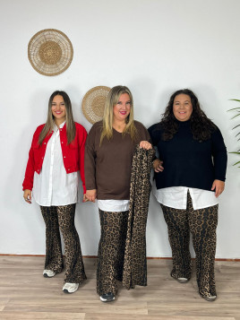 Leggins Leopardo Campana