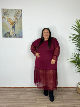 Vestido Encaje Encarni Maxi