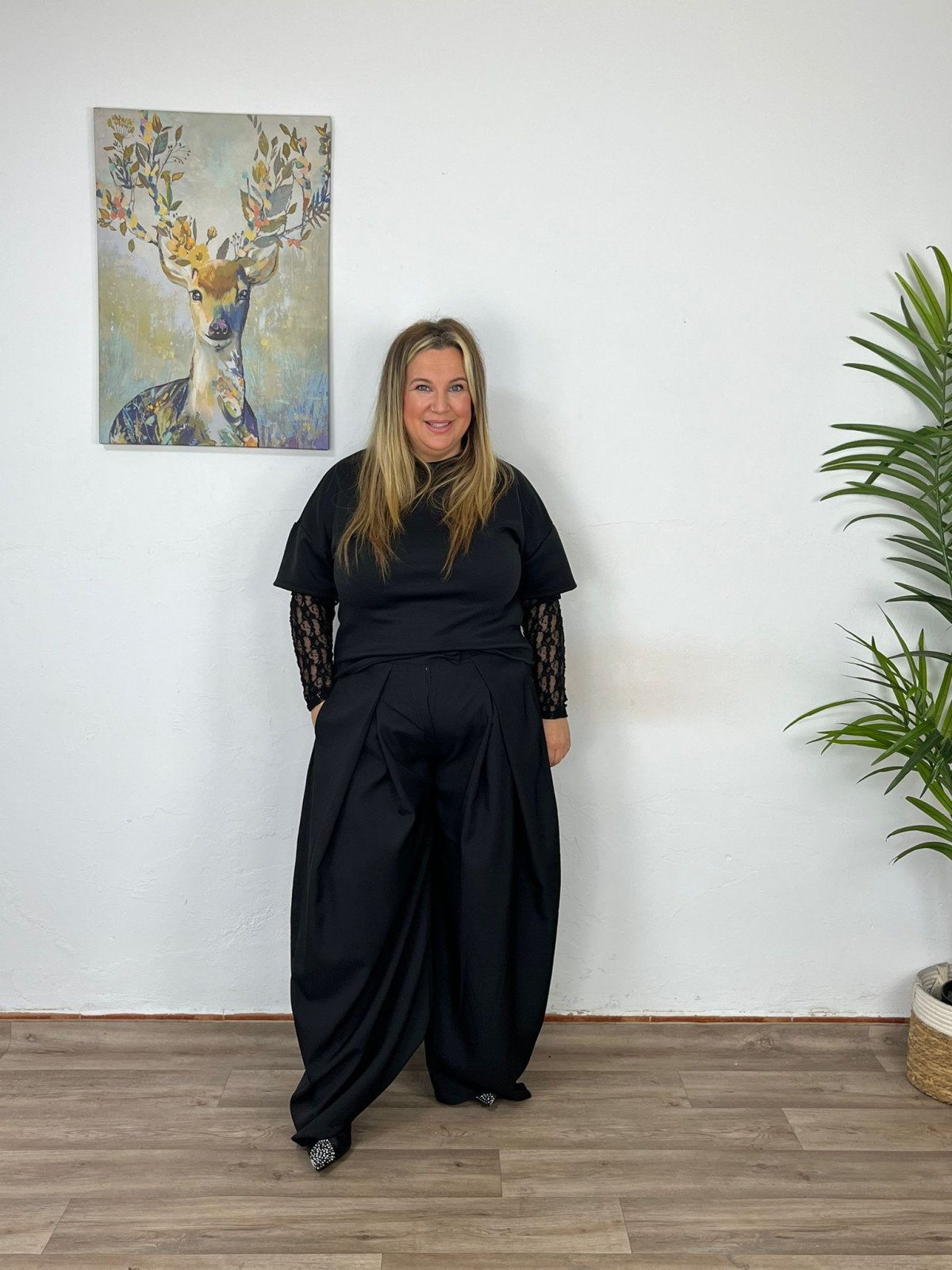 Sudadera Encaje Mediana