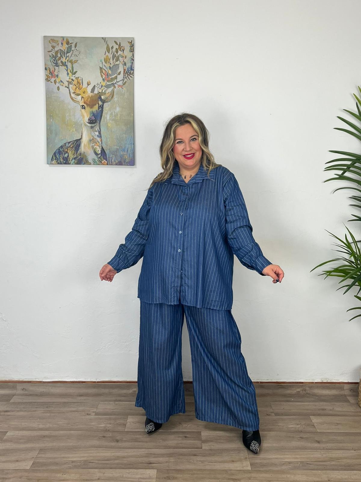 Conjunto Rayas Diplomática