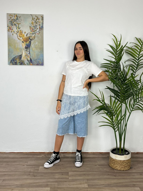 Top Encaje Desigual