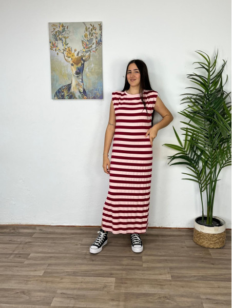 Vestido Hombrera Marinero Pequeño
