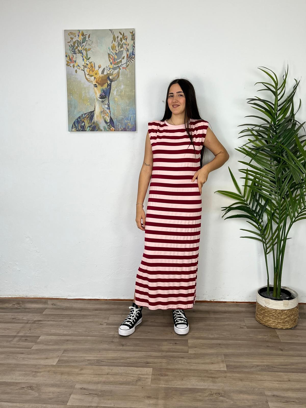 Vestido Hombrera Marinero Pequeño