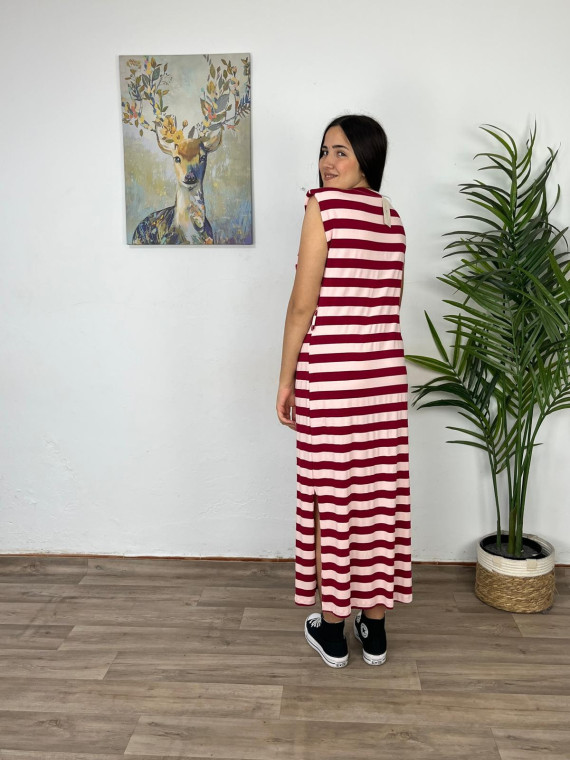 Vestido Hombrera Marinero Pequeño