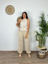 Pantalón Encaje Puño Pequeño
