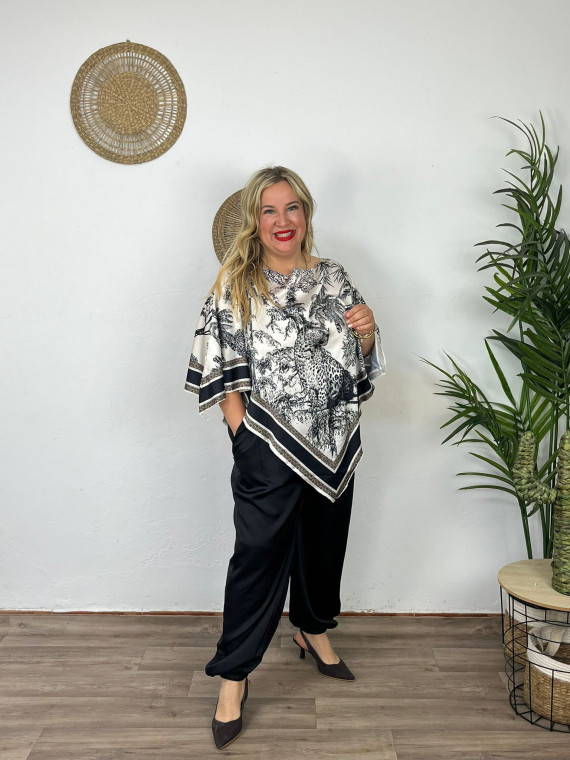 Pantalón Satinado Maxi