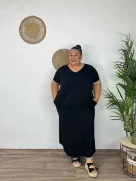Vestido Algodón Básico Maxi