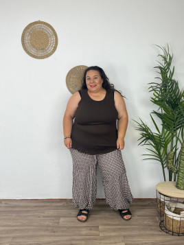 Pantalón Vichy Puño Maxi