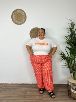 Pantalón Vichy Flúor Maxi