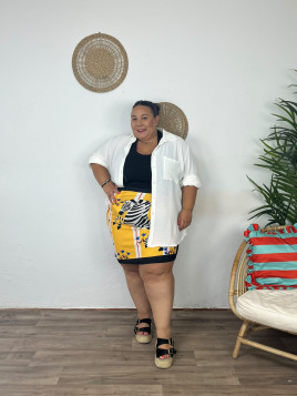 Falda Pareo Corta Maxi