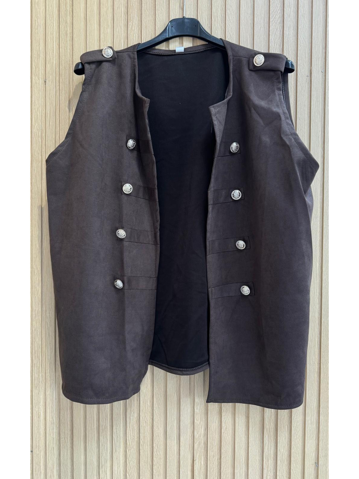 Chaqueta Antelina Sin Mangas