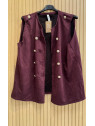 Chaqueta Antelina Sin Mangas